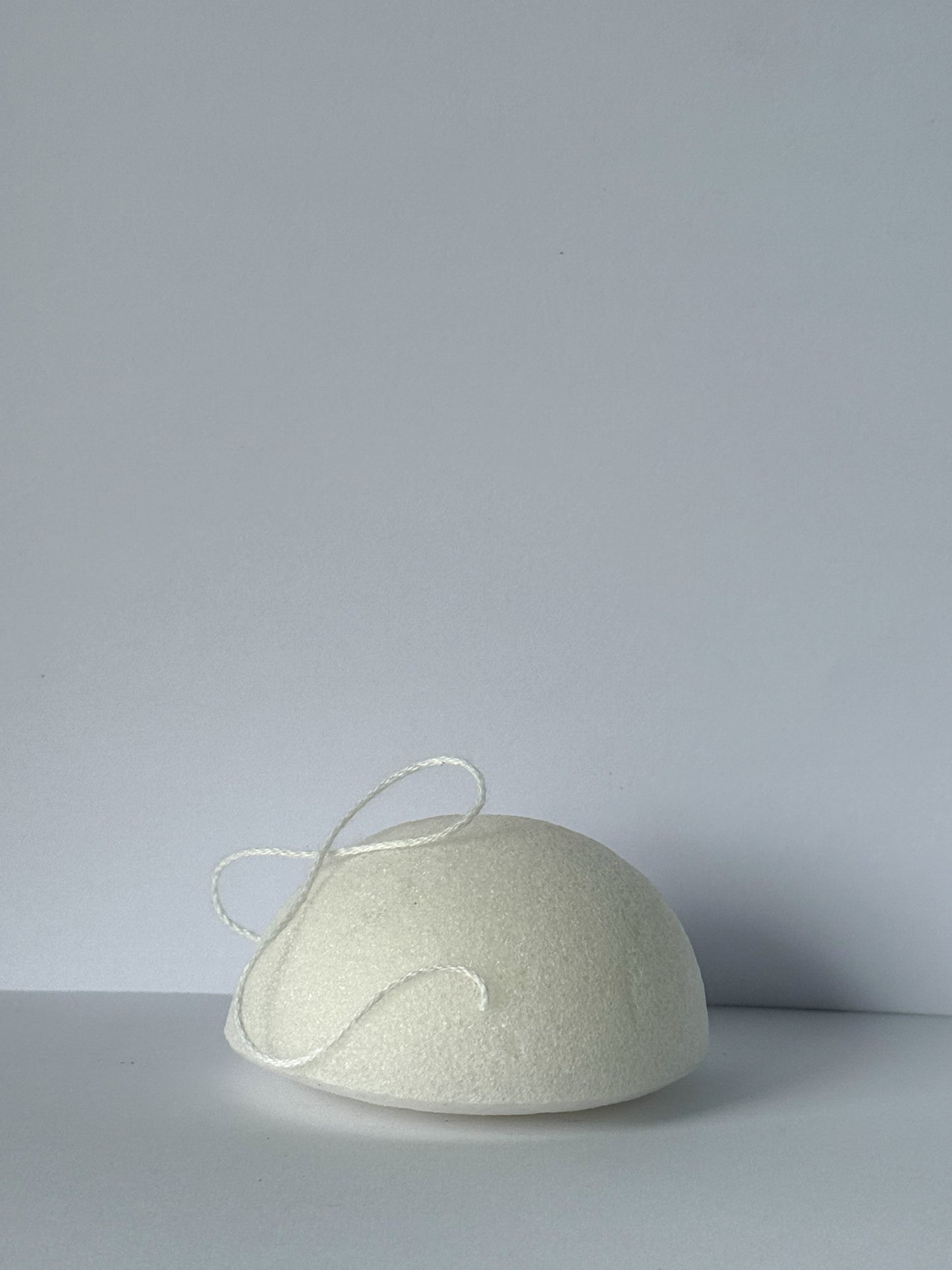 KONJAC FACIAL SPONGE PURE WHITE TWO PACK