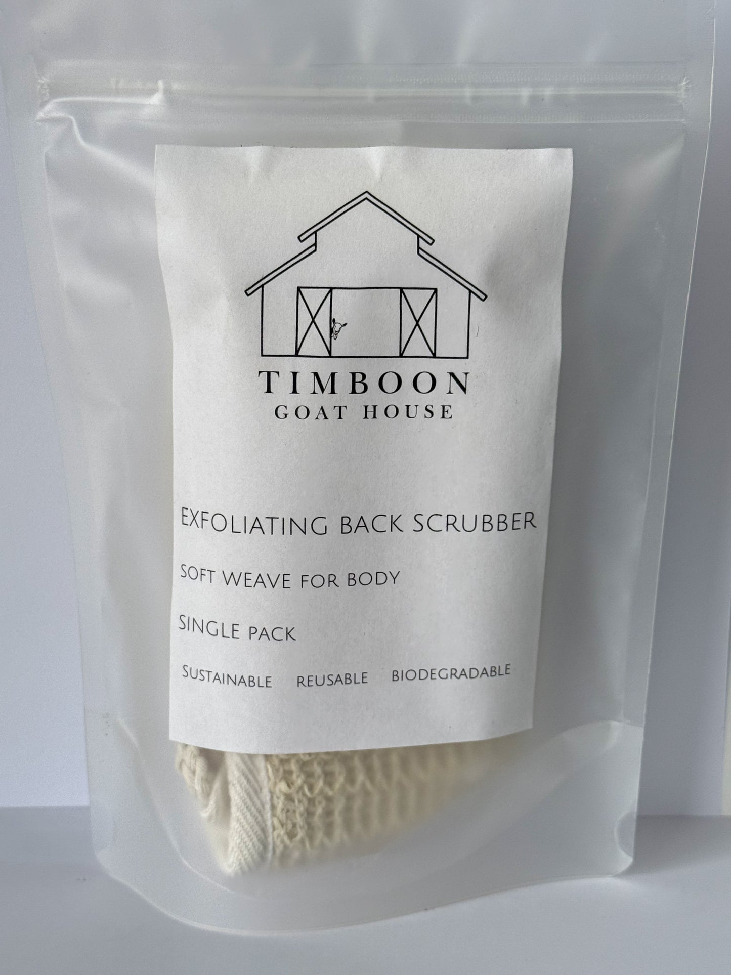 EXFOLIATING BACK SCRUBBER