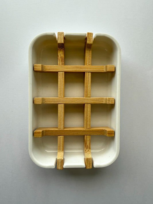 BAMBOO SOAP DISH - LUXE